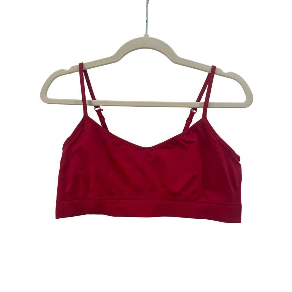Athleta Red Renew Convertible Sports Bra Size XL